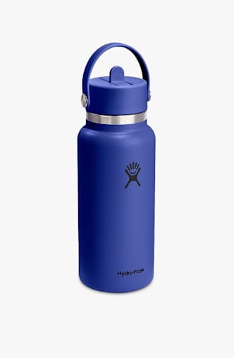 Hydro Flask Wide Mouth with Flex Straw Cap 946 ml gourde Bleu