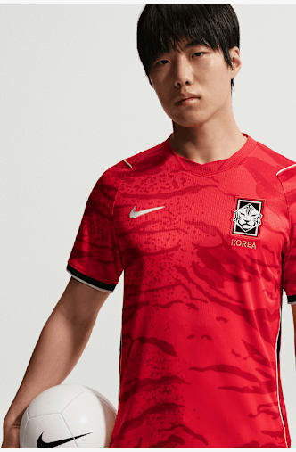 Nike Südkorea Home Replica Herren Fussballtrikot WM 2026 Rot