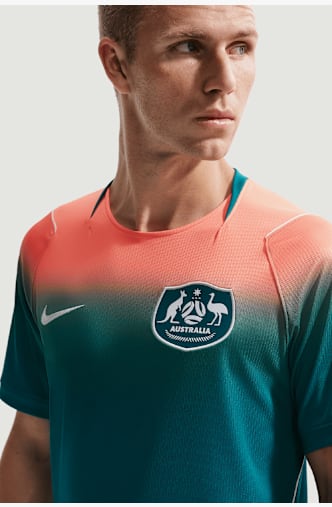 Nike Australien Away Replica Herren Fussballtrikot WM 2026 Blau