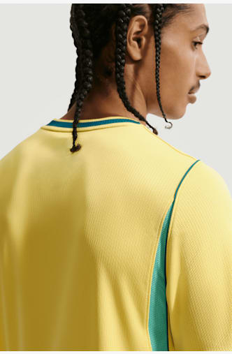 Nike Brasile Home Replica maglia da calcio uomo Mondiali 2026 Giallo