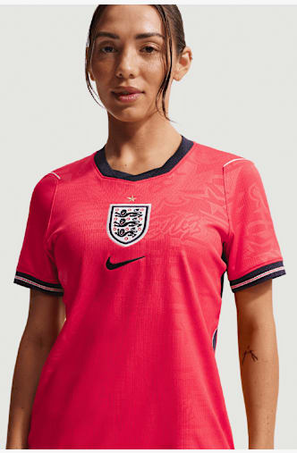 Nike England Away Replica Damen Fussballtrikot WM 2026 Rot