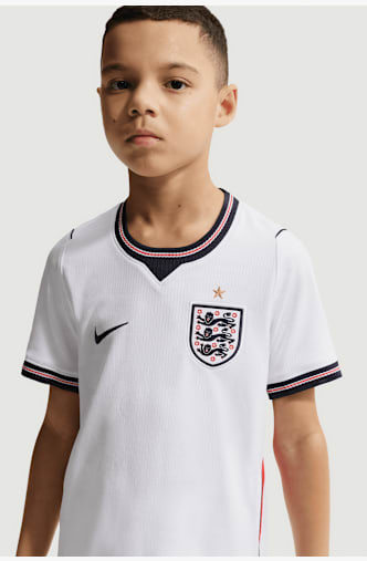 Nike England Home Replica Kinder Fussballtrikot WM 2026 Weiss