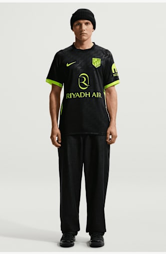 Nike Atletico Madrid Away Replica maglia da calcio uomo 26/27 Nero