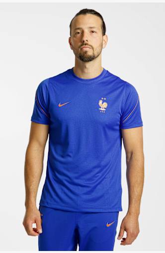 Nike France Dri-FIT Strike t-shirt hommes Bleu