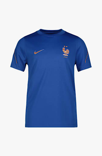 Nike Frankreich Dri-FIT Strike Kinder T-Shirt Blau