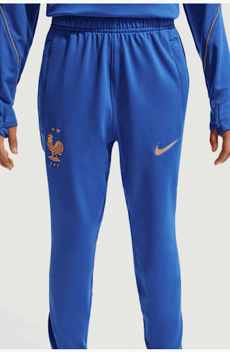 Nike Frankreich Dri-FIT Strike Kinder Trainerhose Blau