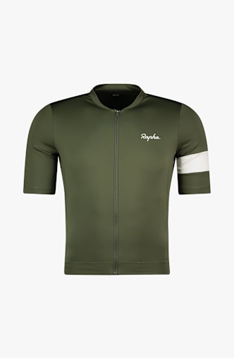 Rapha Core Herren Biketrikot Grün