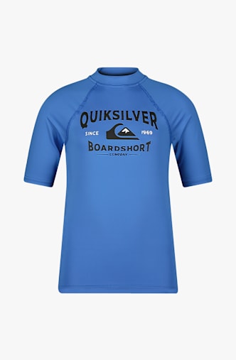 Quiksilver Time Tested 50+ shirt en lycra garçons Bleu