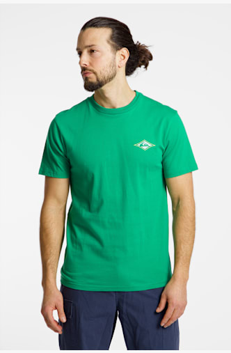 Quiksilver Retro Dreamin Back Print t-shirt hommes Vert
