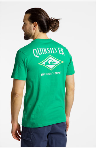Quiksilver Retro Dreamin Back Print t-shirt hommes Vert