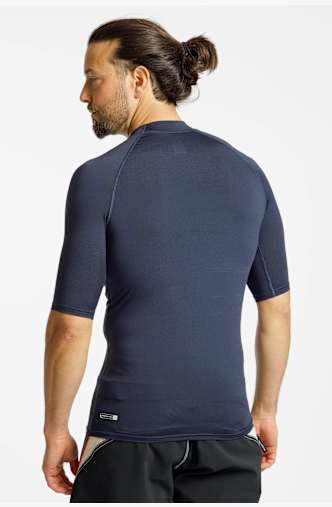 Quiksilver Too Fine 50+ Herren Lycra Shirt Dunkelblau