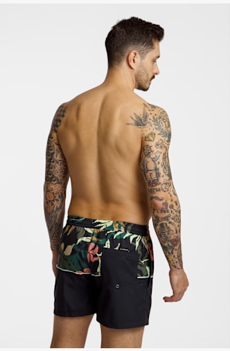 Quiksilver Algae Mix Volley 15" Herren Badeshort Schwarz