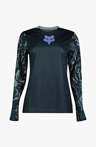 FOX Ranger Image Print LS maillot de bike femmes Bleu