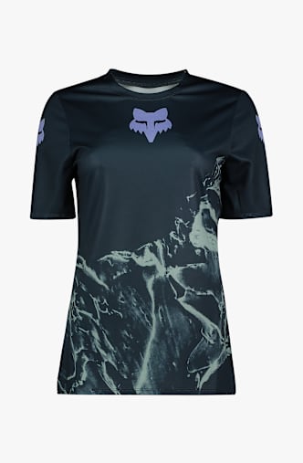 FOX Ranger Image Print Damen Biketrikot Blau