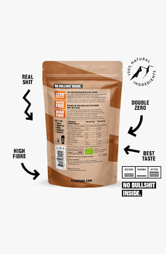 Peak Punk Bio High-Protein Shake Choco 250 g poudre de protéines Marron