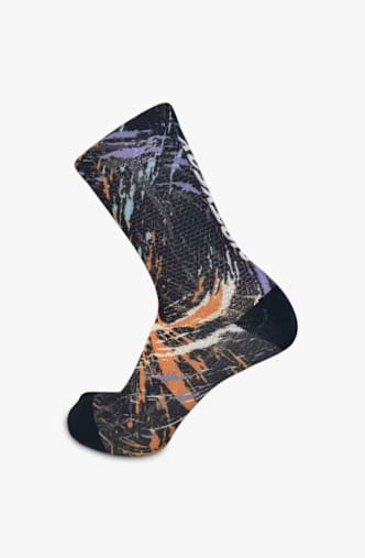 DirtySox Printed Elite Urban Fray 35-47 chaussettes de cyclisme Noir