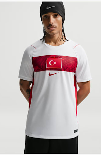 Nike Turchia Away Replica maglia da calcio Mondiali 2026 Bianco