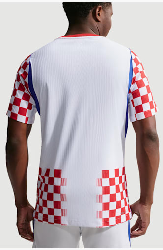 Nike Kroatien Home Authentic Herren Fussballtrikot WM 2026 Weiss