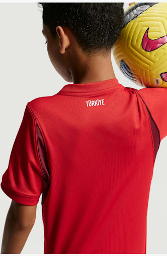 Nike Türkei Home Replica Kinder Fussballtrikot WM 2026 Rot