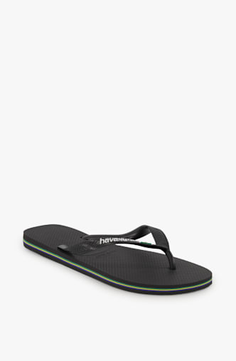 Havaianas Brasil Logo tongs hommes Noir