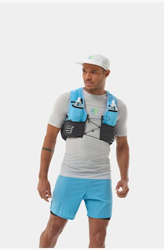 Compressport Ultrun Evo 10 L sac de trail Bleu