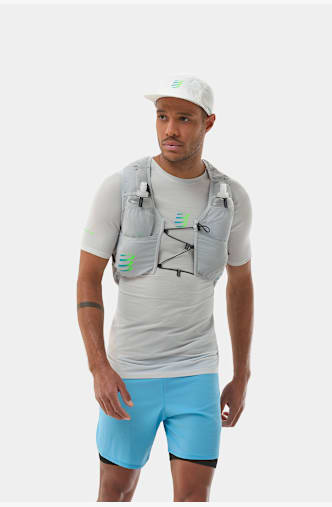 Compressport Ultrun Evo 10 L Laufrucksack Grau