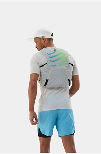 Compressport Ultrun Evo 10 L zaino da running Grigio