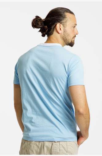 POWERZONE Argentina cottone Fan t-shirt uomo Blu