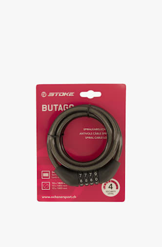 Stoke Butago Fahrradschloss Schwarz