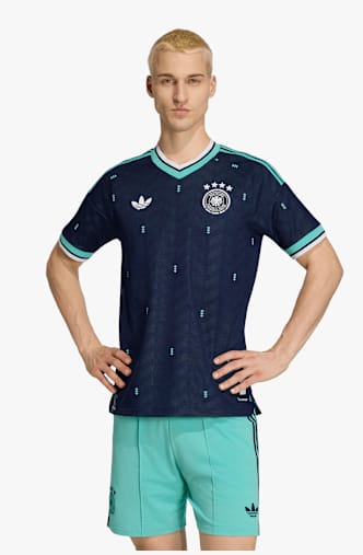 adidas Germania Away Authentic maglia da calcio uomo Mondiali 2026 Blu
