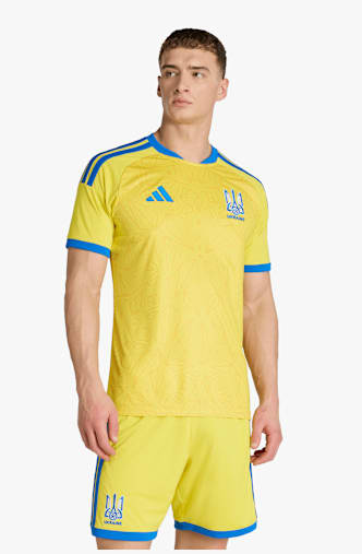 adidas Ukraine Home Replica Herren Fussballtrikot WM 2026 Gelb
