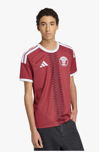 adidas Qatar Home Replica maillot de football hommes CDM 2026 Rouge