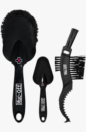 Muc-Off 3x Premium Bürstenset Schwarz