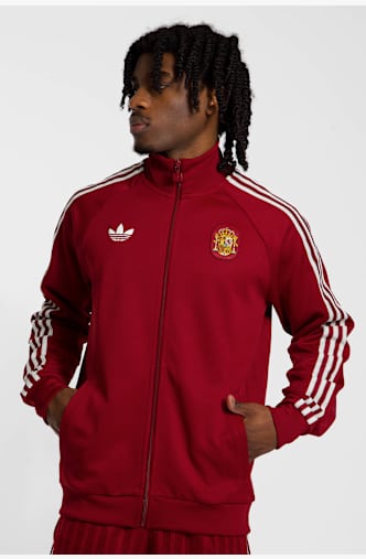 adidas Spagna Originals giacca della tuta uomo Rosso