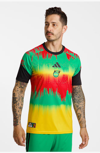 adidas Jamaika Prematch Herren T-Shirt WM 2026 Multicolor