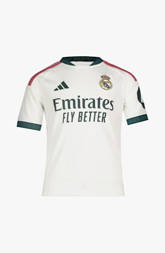 adidas Real Madrid Home Replica Kinder Fussballtrikot 26/27 Weiss