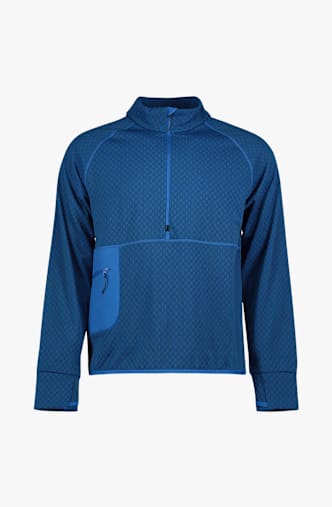 Ciele VLV Half-Zip midlayer hommes Bleu
