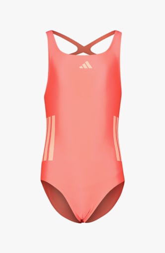 adidas 3S C-Back costume da bagno bambina Pink