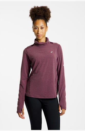 ASICS Nagino Run Winter longsleeve donna Melanzana