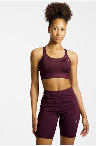 ASICS Road Combination High soutien-gorge de sport femmes Aubergine