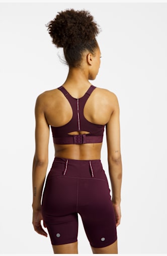 ASICS Road Combination High soutien-gorge de sport femmes Aubergine