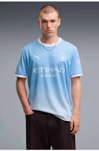 PUMA Manchester City Home Replica maglia da calcio uomo 26/27 Blu