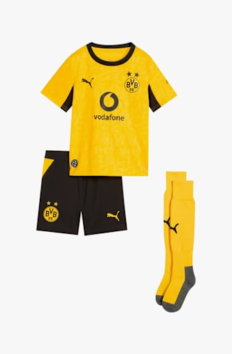 PUMA Borussia Dortmund Home Mini Kinder Fussballset 26/27 Gelb