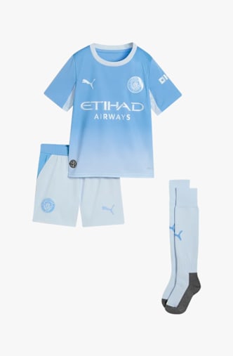 PUMA Machester City Home Replica Mini Kinder Fussballset 26/27 Blau