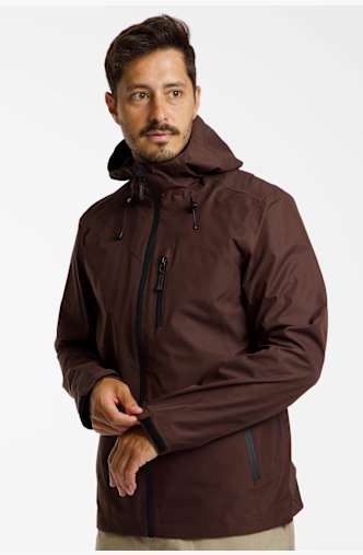 46 NORD Herren Regenjacke Braun