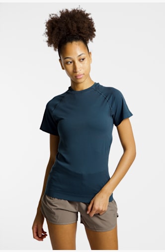 POWERZONE Damen T-Shirt Blau