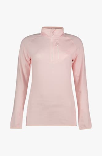 Salomon Essential Lightwarm Half-Zip Damen Midlayer Pink