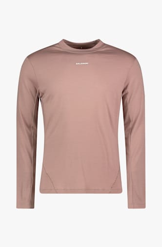 Salomon Sense Merino Herren Longsleeve Pink