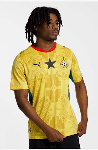 PUMA Ghana Away Replica maillot de football hommes CDM 2026 Jaune