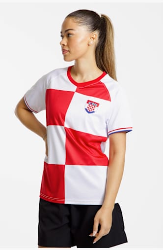 POWERZONE Croazia Fan t-shirt donna Bianco